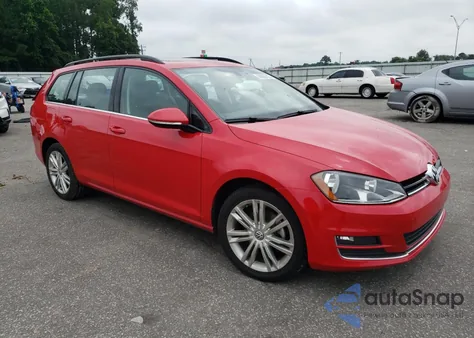 2015 Volkswagen Golf Sportwagen Tdi S из США, поврежденный, VIN 3VWFA7AU1FM504416
